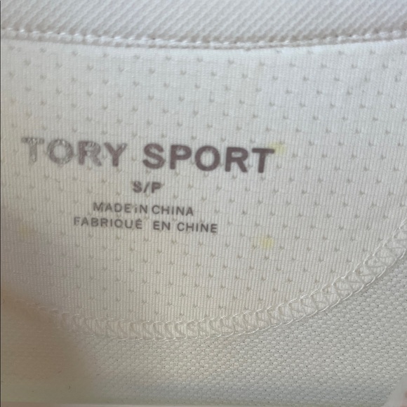 NWT Tory Sport White Mini Dress with Vibrant Trim - Picture 3 of 6